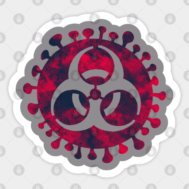 virus Sticker by estanisaboal